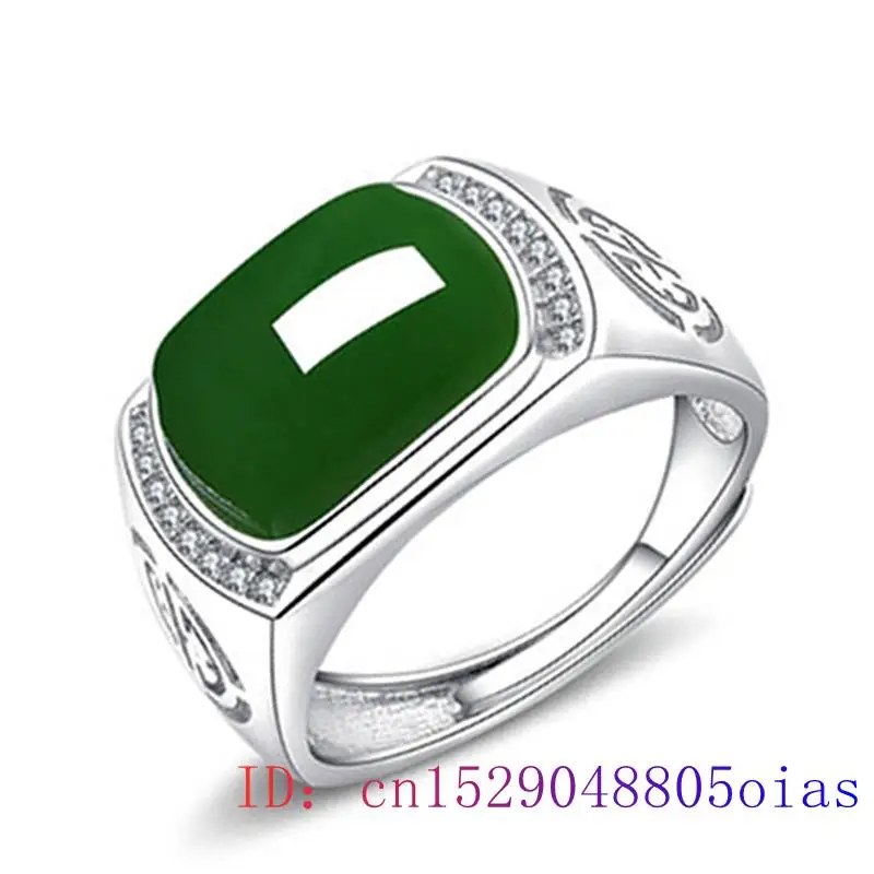 Rings - Grüner Jade-Ring, Geschenke, modisch, für Männer,