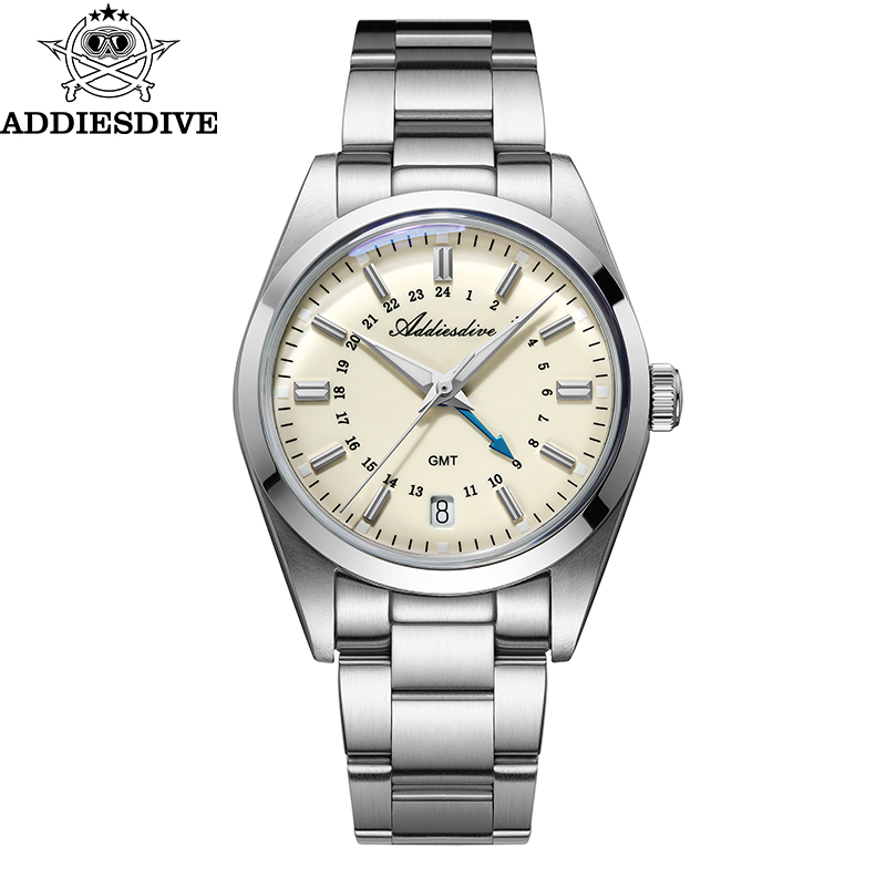 Watch Accessories - ADDIESDIVE Heiße Marke 36mm Luxus GMT