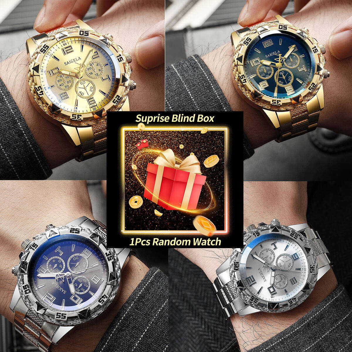 Watch Accessories - 1PC Überraschung Mystery Uhr Blind Box-Männer