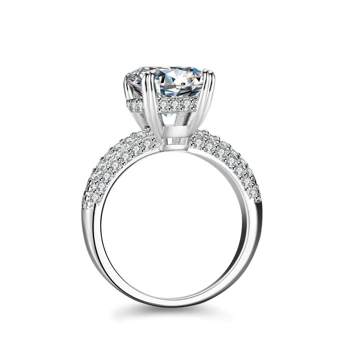 Alien-Ring aus 18 Karat Gold m – Moissanite Engagement Ring 1 Carat Bewertung und Preis