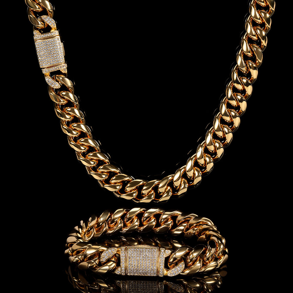 12 mm Miami Herren-Halskette m – Cuban Link Chain 12Mm Bewertung und Preis