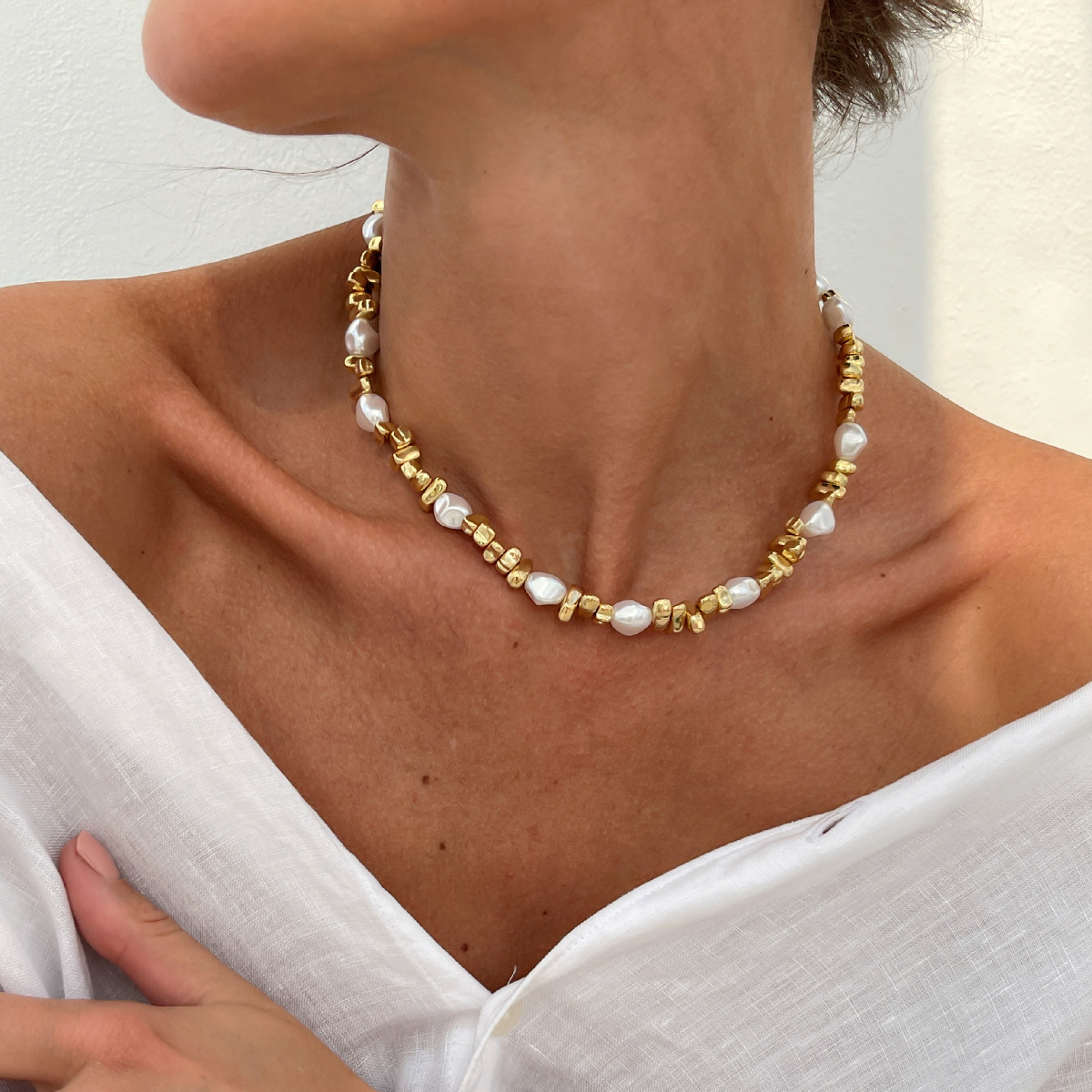 KunJoe Elegante Imitationsperl – Pearl Choker Necklace Vintage Bewertung und Preis