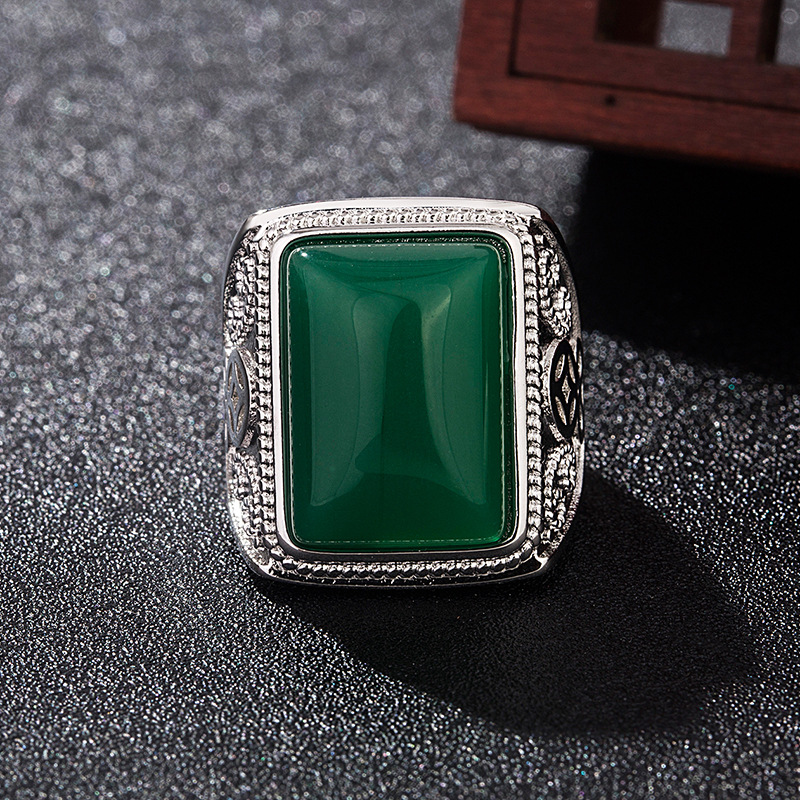 Grüne natürliche Jade Ringe ec – Rings Bewertung und Preis