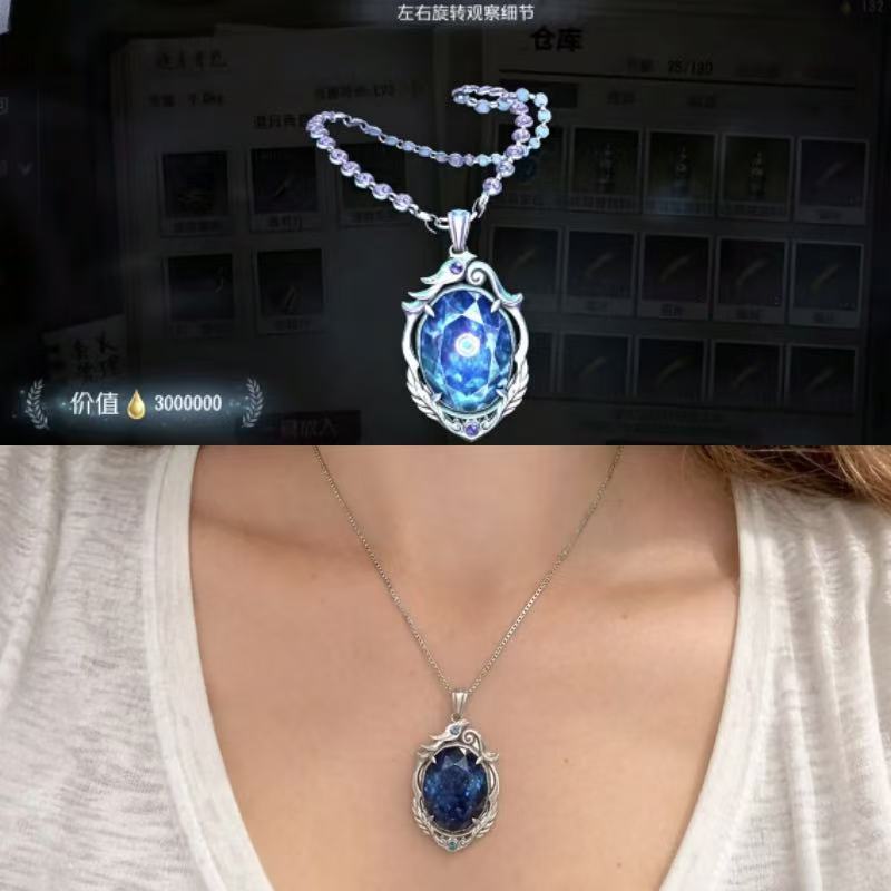 Identity V Cursed Sapphire Hal – Anime Pendant Necklace Bewertung und Preis