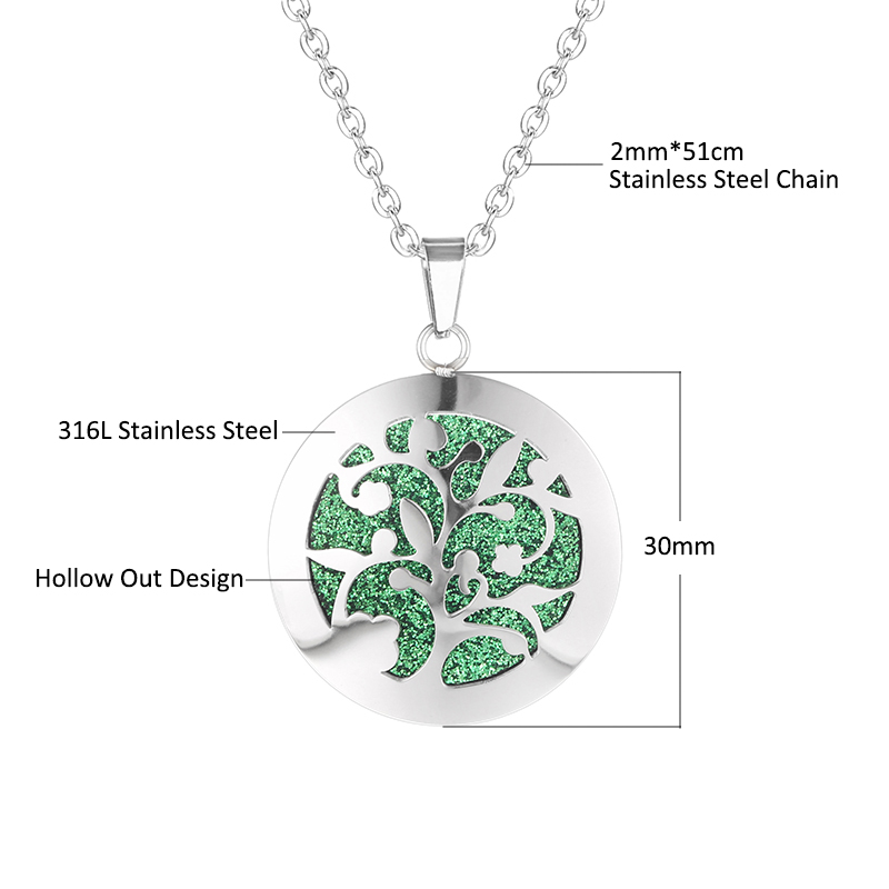 Neue einfache Aromatherapie ät – Heart Locket Necklace Photo Bewertung und Preis
