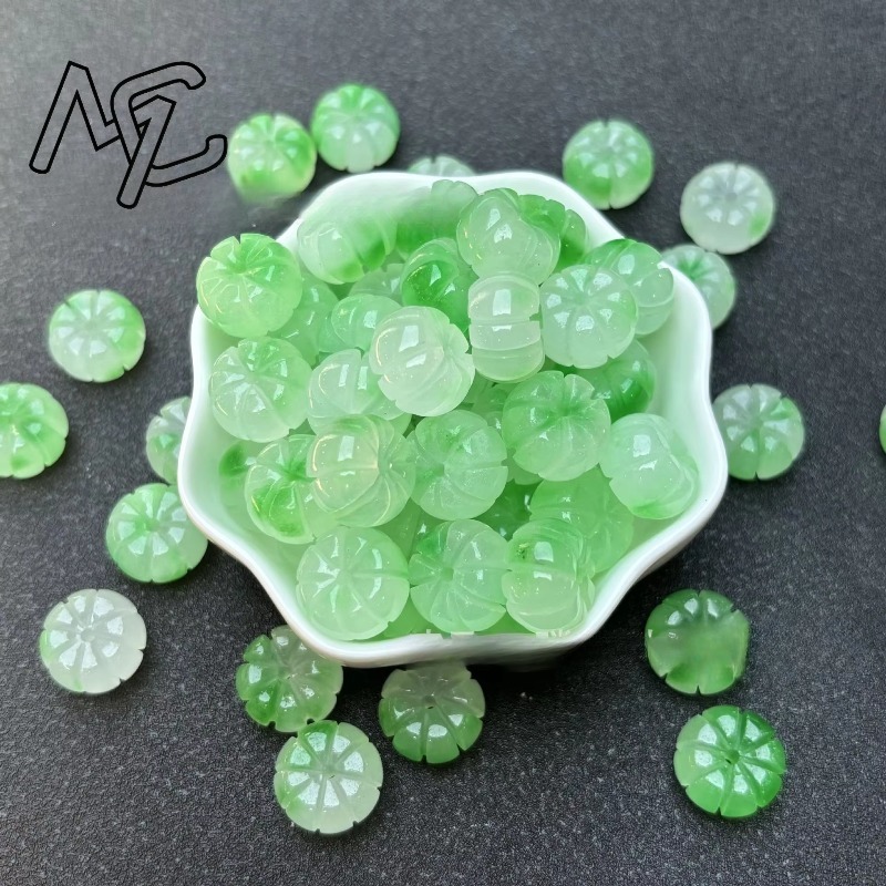 10 Stück A Green Jade Kürbispe – Earrings Bewertung und Preis