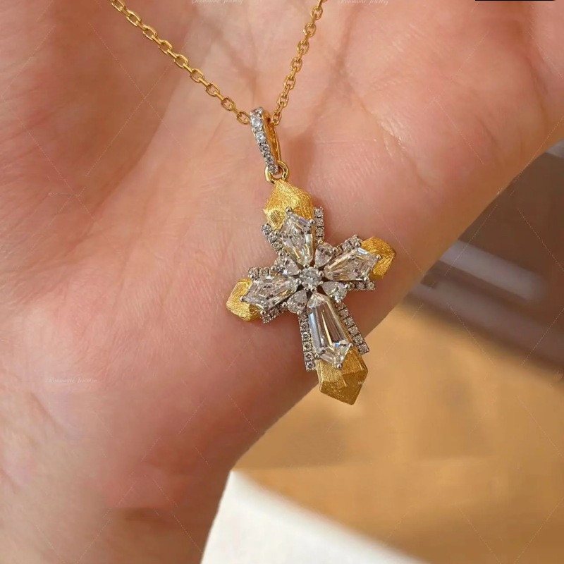 Vintage Vatikan-Kreuz-Anhänger – Cross Pendant Necklace Gold Bewertung und Preis