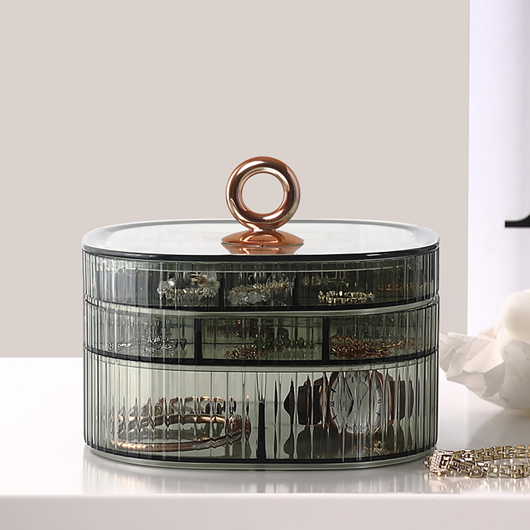 Transparente Schmuckschatulle, – Rings Bewertung und Preis