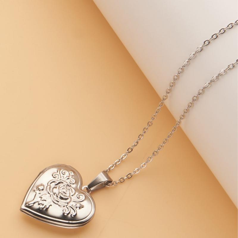 Gotische Vintage-Herzkette für – Heart Locket Necklace Photo Bewertung und Preis