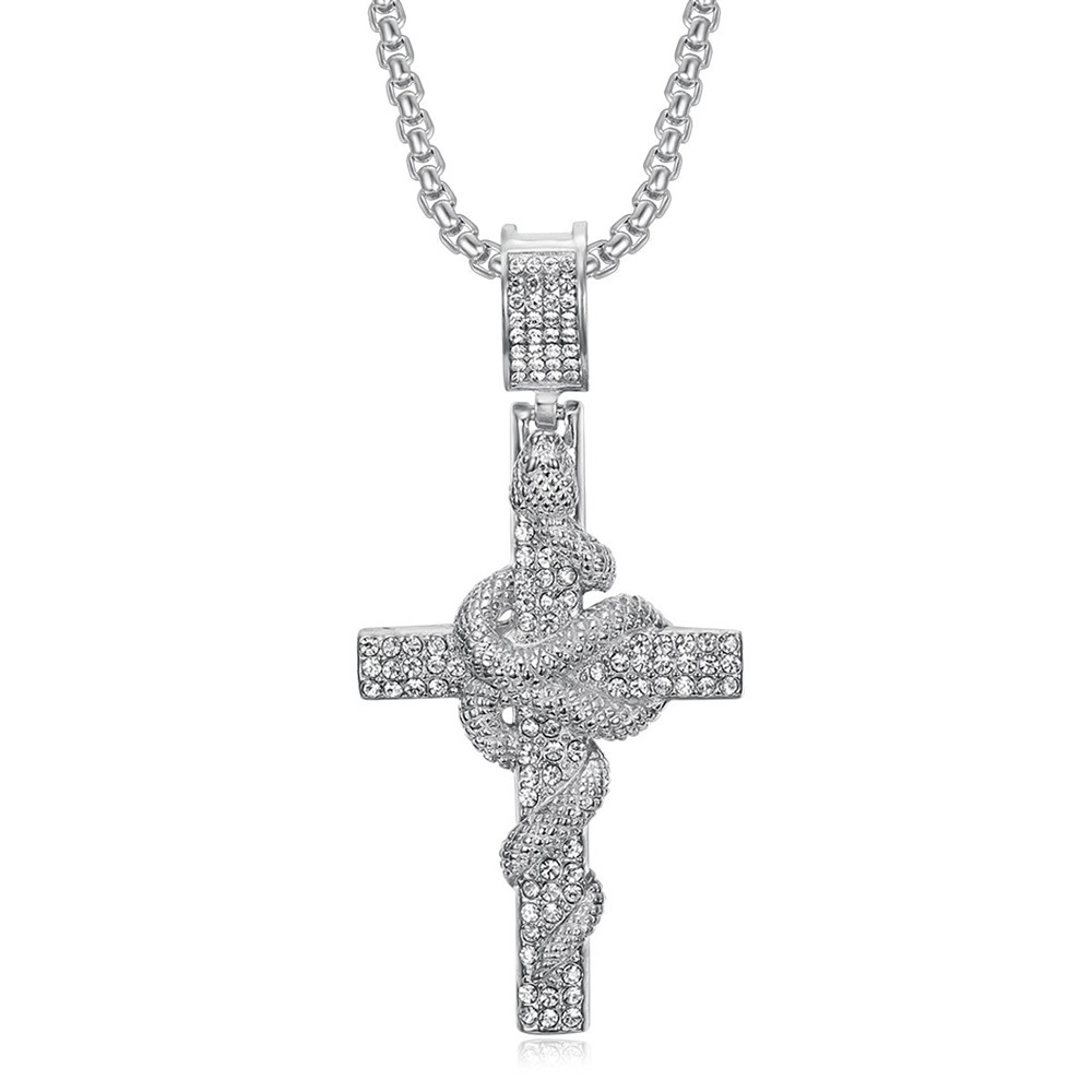 Halsketten mit geschnitztem Kr – Cross Pendant Necklace Gold Bewertung und Preis