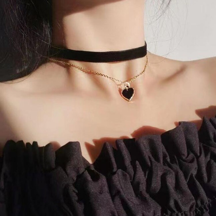 Romantische doppellagige Halsb – Layered Pendant Necklace Aesthetic Bewertung und Preis
