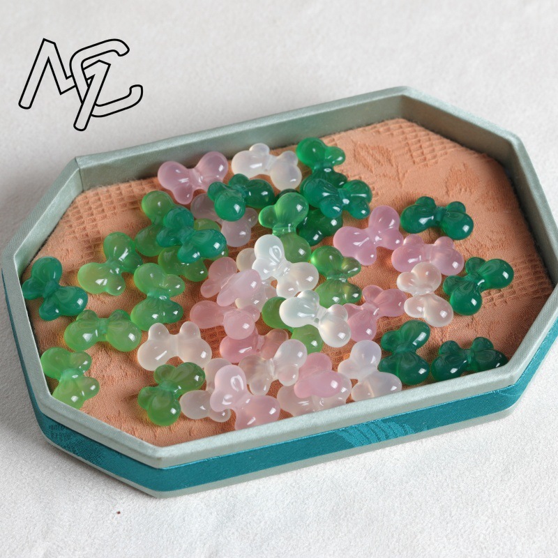2 Stück natürlicher Chalcedon, – Earrings Bewertung und Preis
