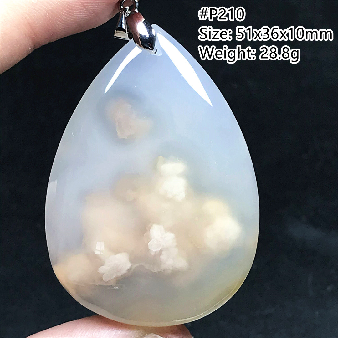 Natürliche Kirsche Achat Halsk – Crystal Pendant Necklace Natural Stone Bewertung und Preis