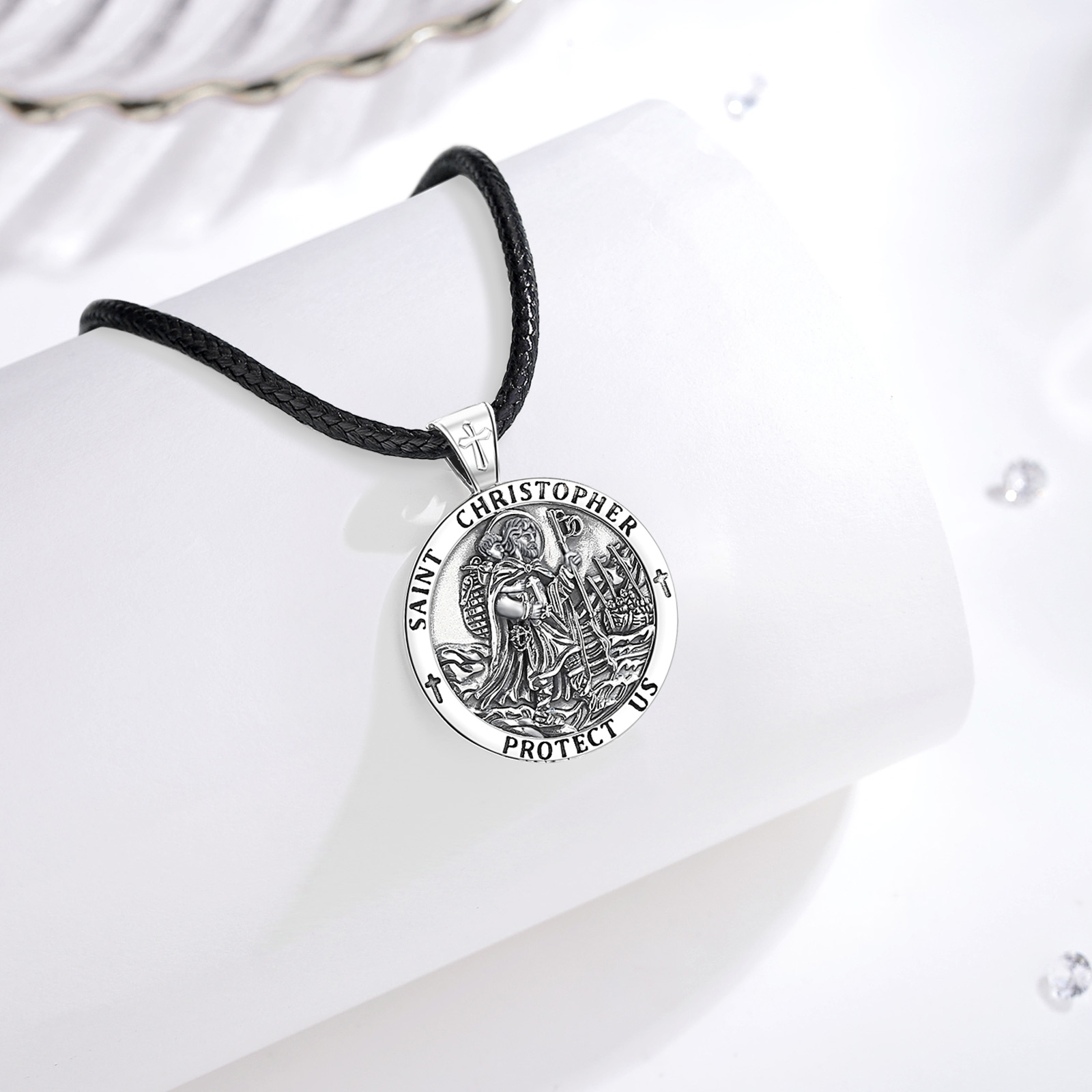 Eudora Neue Halskette mit Anhä – 925 Sterling Silver Chain Necklace Men Bewertung und Preis