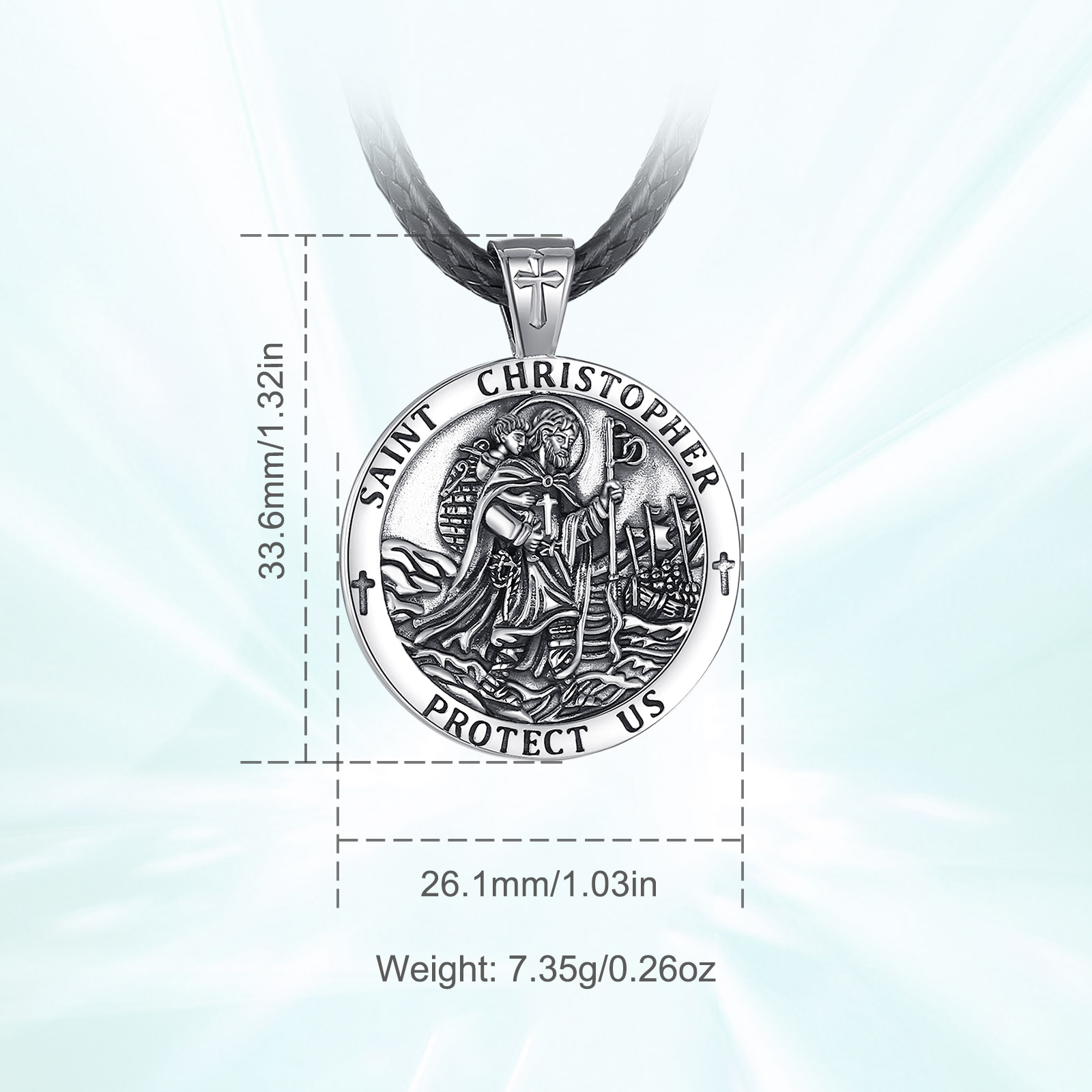 Eudora Neue Halskette mit Anhä – 925 Sterling Silver Chain Necklace Men Bewertung und Preis