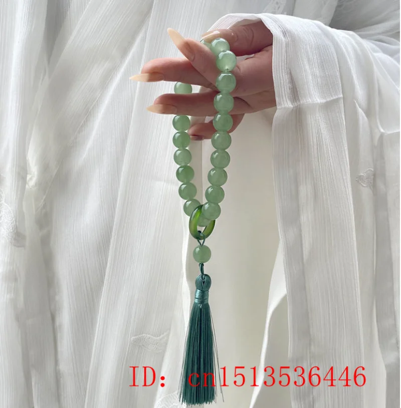 Grüner Jade stein 12mm Perlen  – Bracelets Bewertung und Preis
